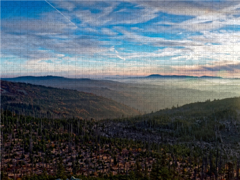 Sonnenuntergang am Lusen