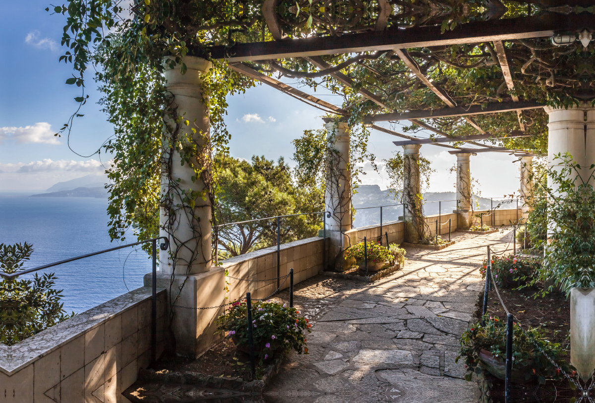 Garten der Villa San Michele auf Capri, Italien