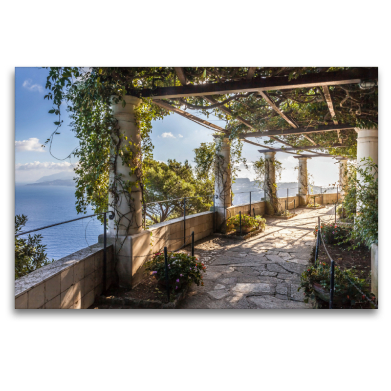 Garten der Villa San Michele auf Capri, Italien