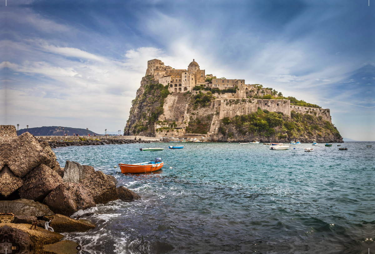 Castello Aragonese auf Ischia, Italien