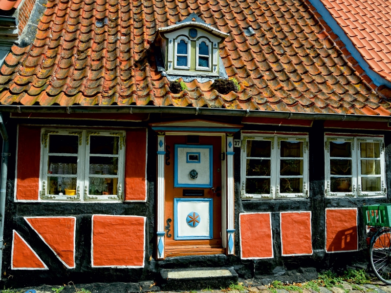 Altes Haus in Faaborg (Dänemark)