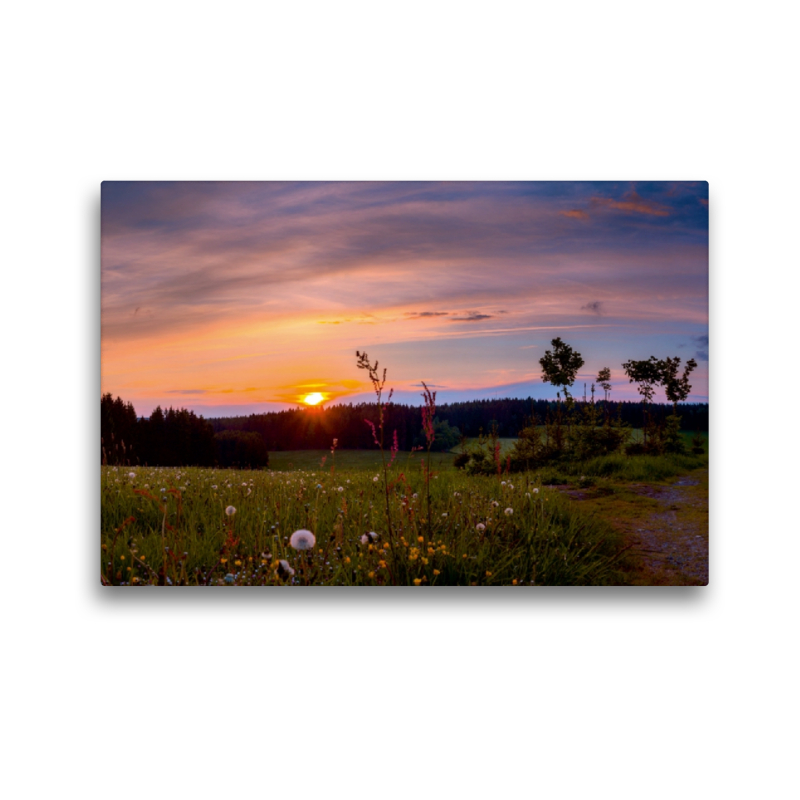 Sonnenuntergang bei Annaberg