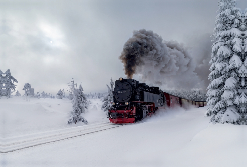 Harzer Schmalspurbahn am Brocken