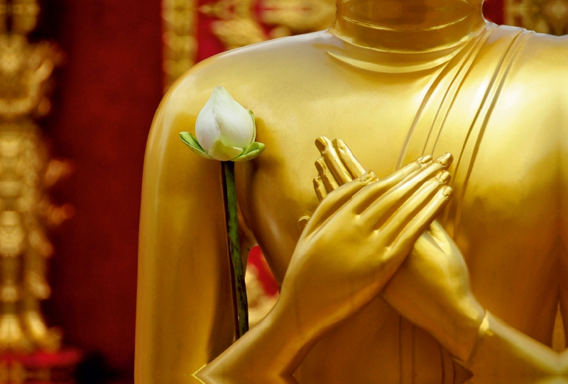 Goldener Buddha