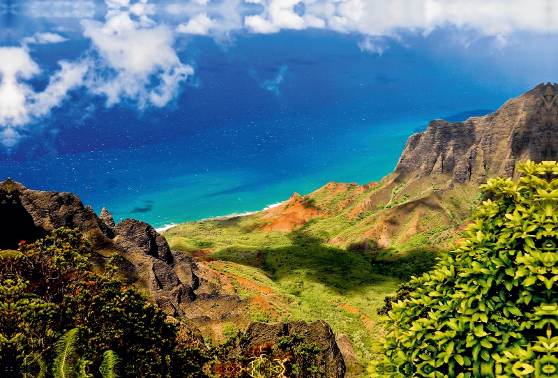 Na Pali Küste in Hawaii