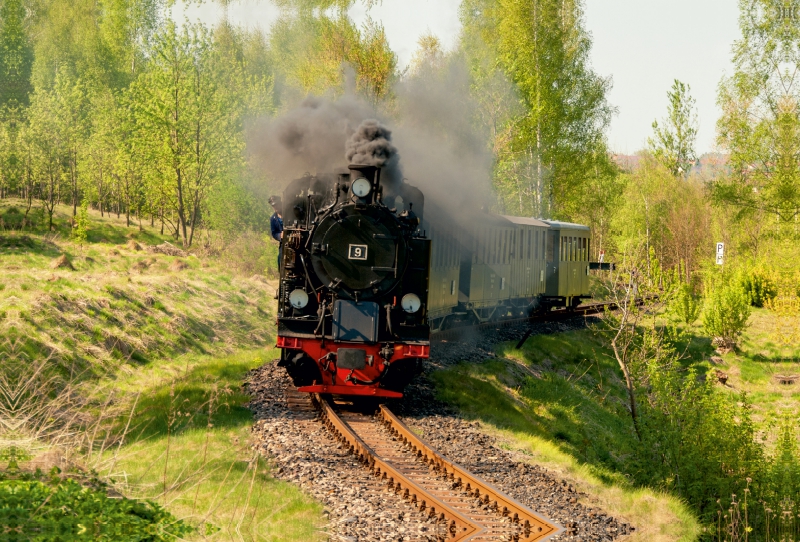 Lok9 der Mansfelder Bergwerksbahn