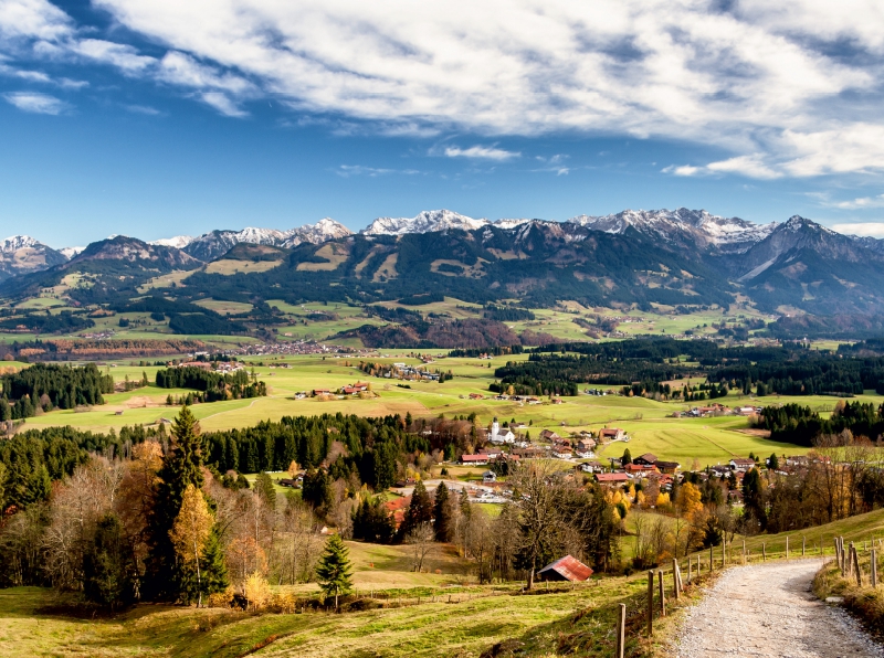 Blick auf Ofterschwang