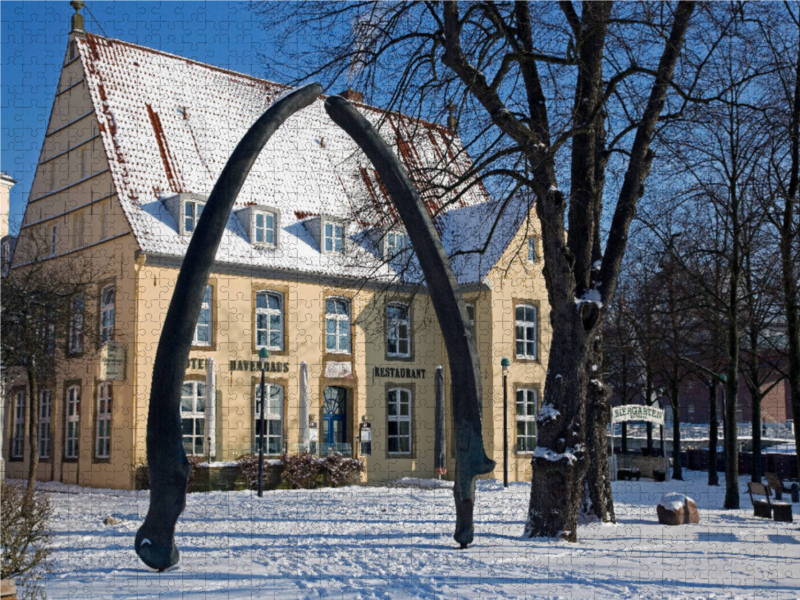 Walkiefer vor dem Hotel Havenhaus