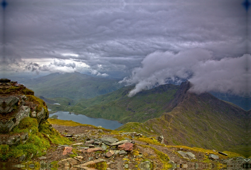 Snowdon in Wales