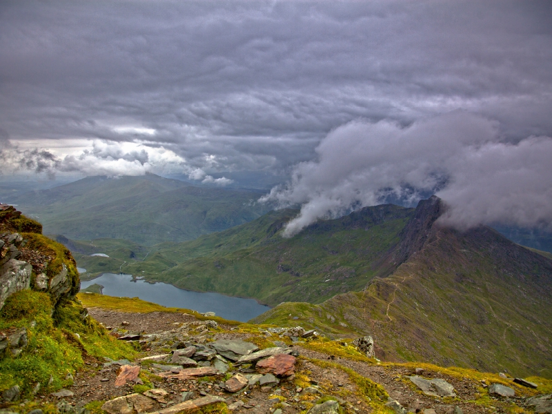 Snowdon in Wales