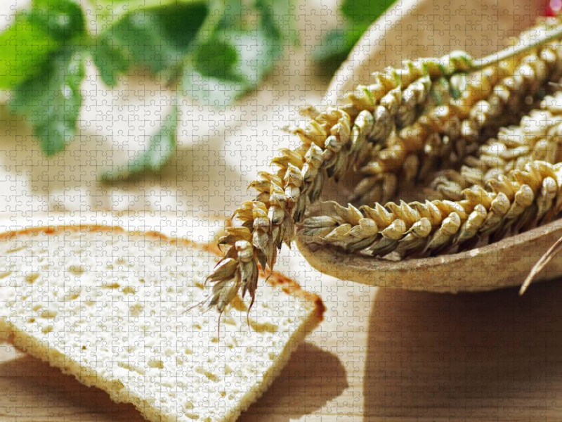 Frisches Getreide zum Backen