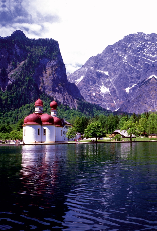 Königssee mit  St.Bartholomä