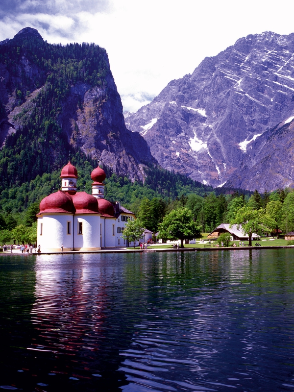 Königssee mit  St.Bartholomä