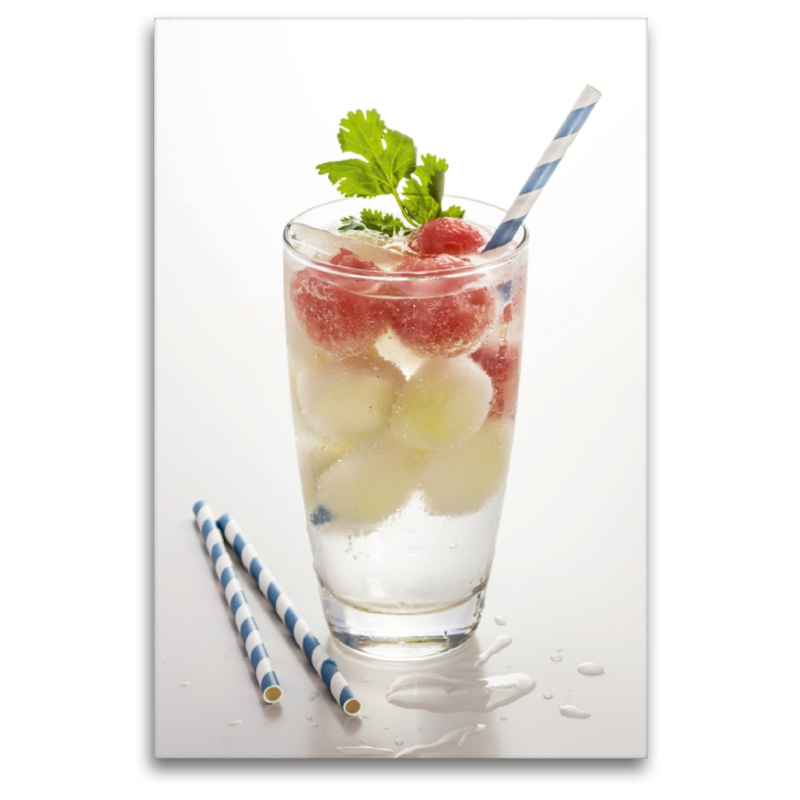 Erfrischendes Vitaminwasser mit Melone