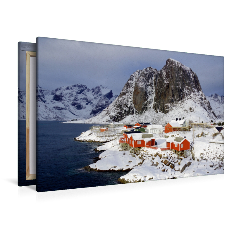 Rorbuer  in Hamnoy im Winter