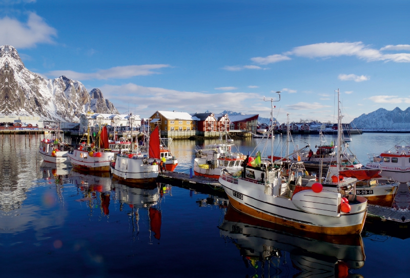 Winterimpression aus Svolvaer