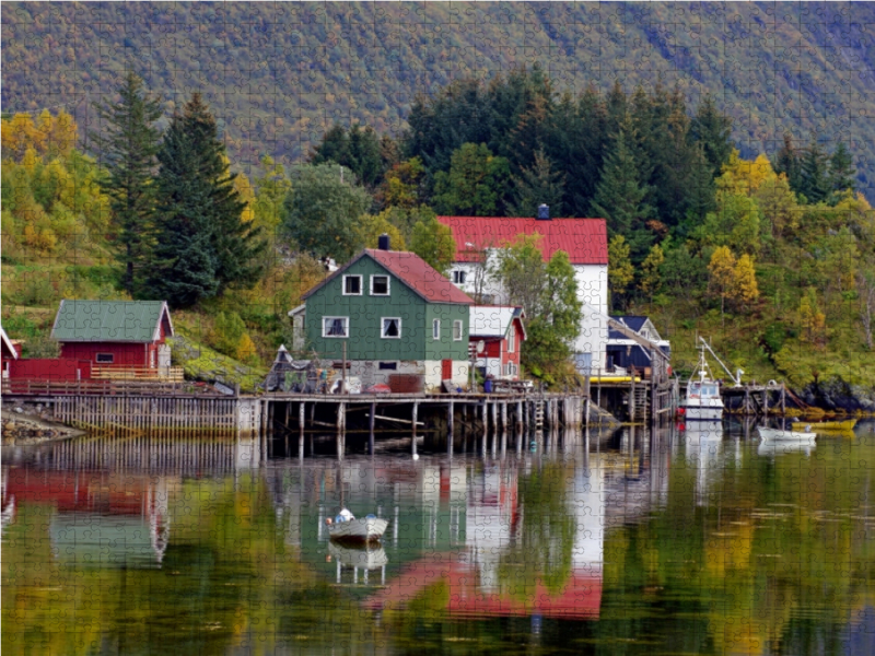 Stiller Fjord nördlich von Svolvaer