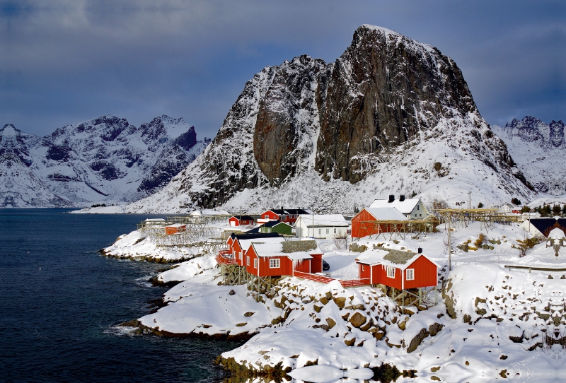 Rorbuer in Hamnoy