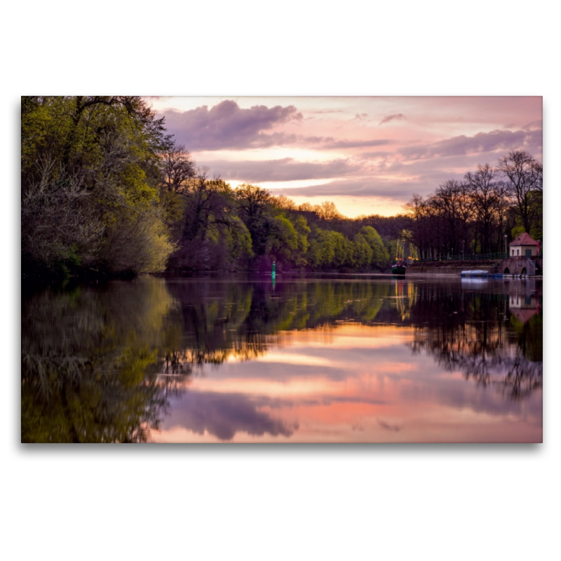 Peißnitzinsel am Abend