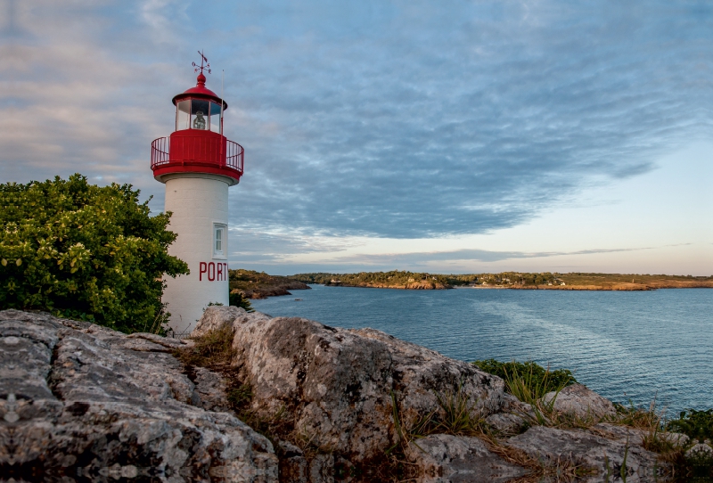 Leuchtturm von Port Manech, Bretagne