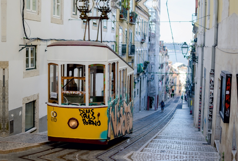 Standseilbahn, Lissabon, Bica