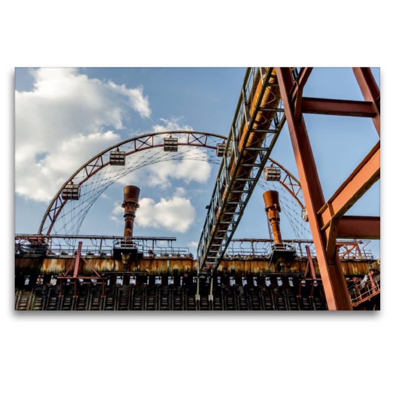 Stillgelegtes Riesenrad auf der Kokerei