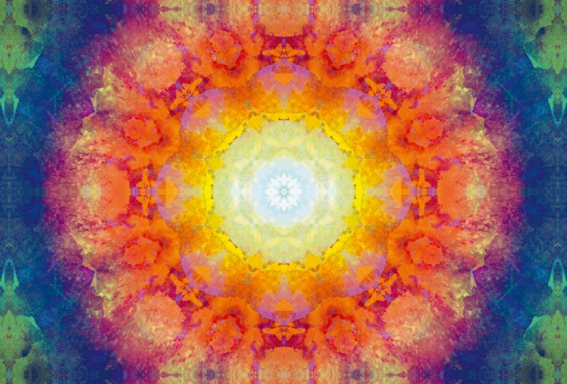 Blüten Mandala des Lichts