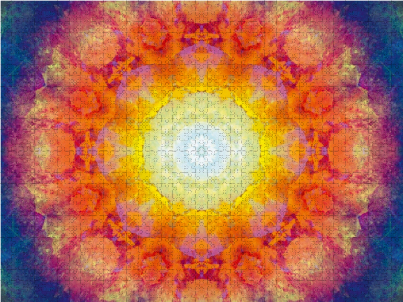 Blüten Mandala des Lichts