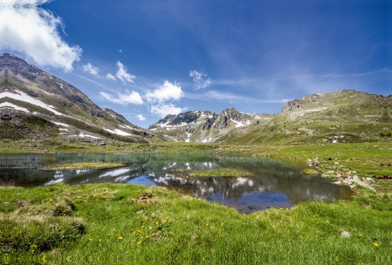 Der See auf dem Berg