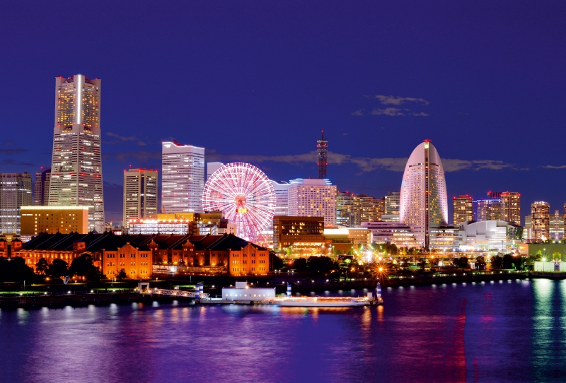 Skyline von Yokohama