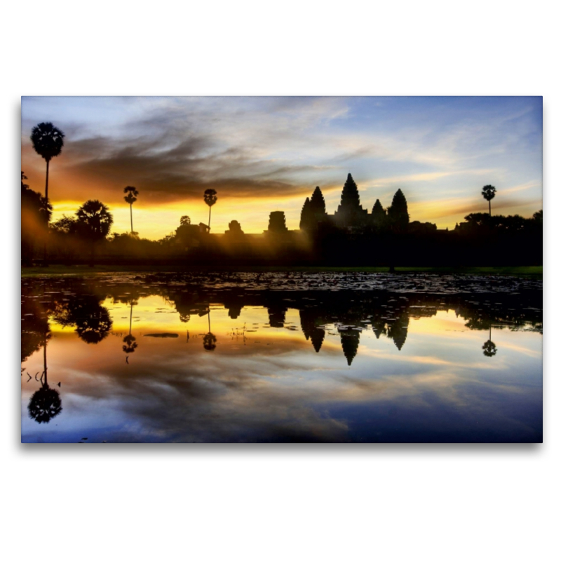 Sonnenuntergang in Angkor Wat