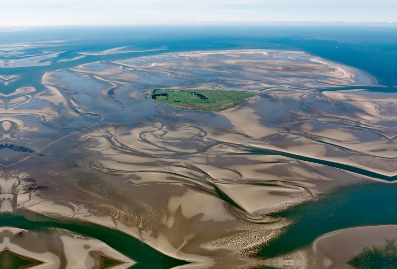 Insel Neuwerk bei Ebbe