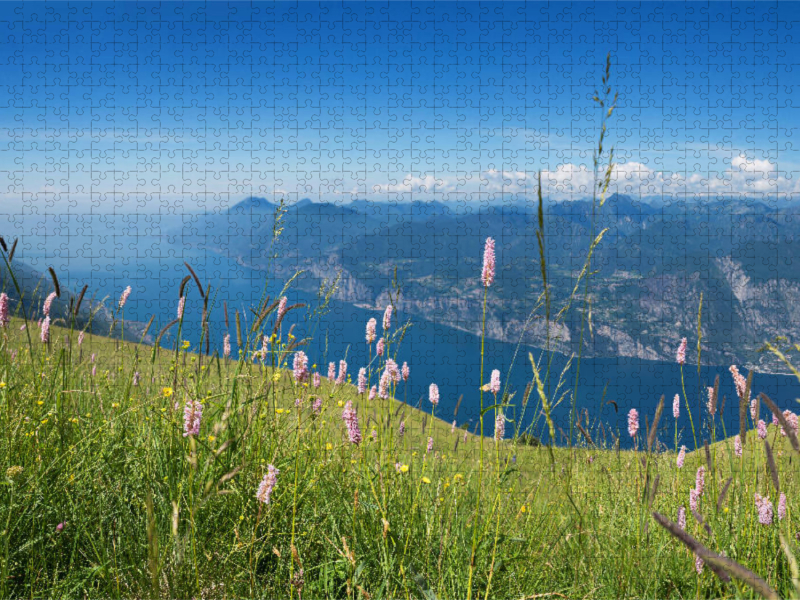 Gardasee Blick Monte Baldo