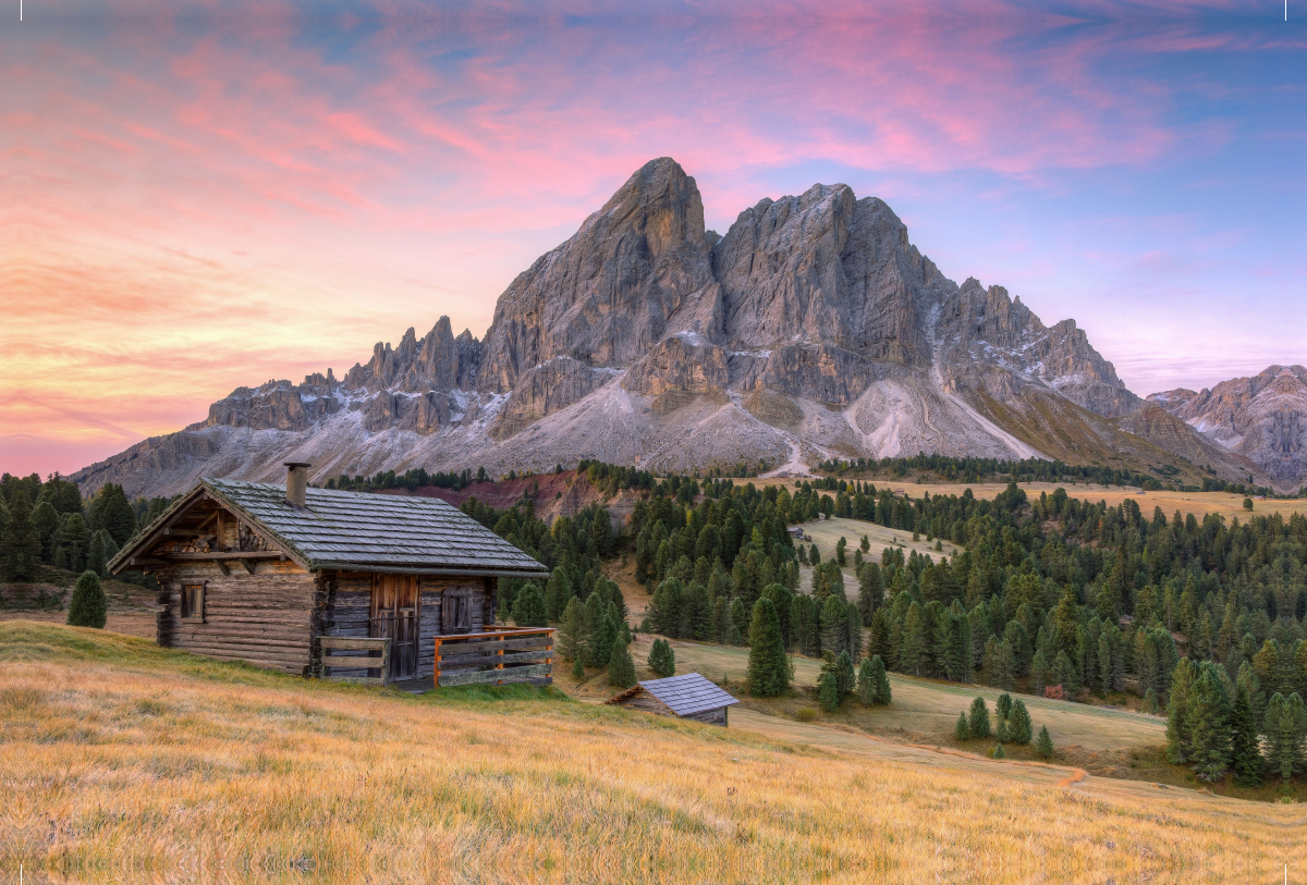 Peitlerkofel am Würzjoch in Südtirol