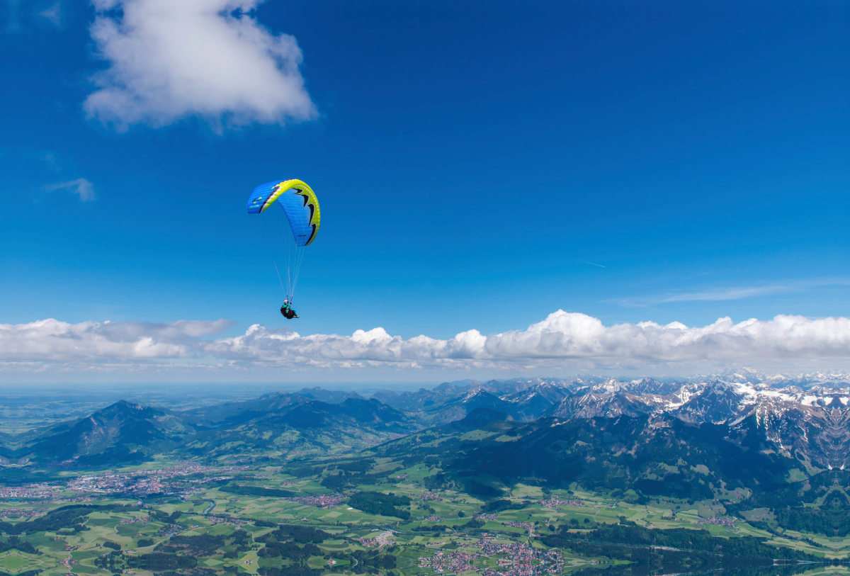 Gleitschirmfliegen im Allgäu