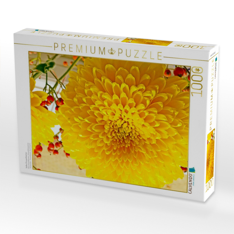 Gelbe Chrysanthemen