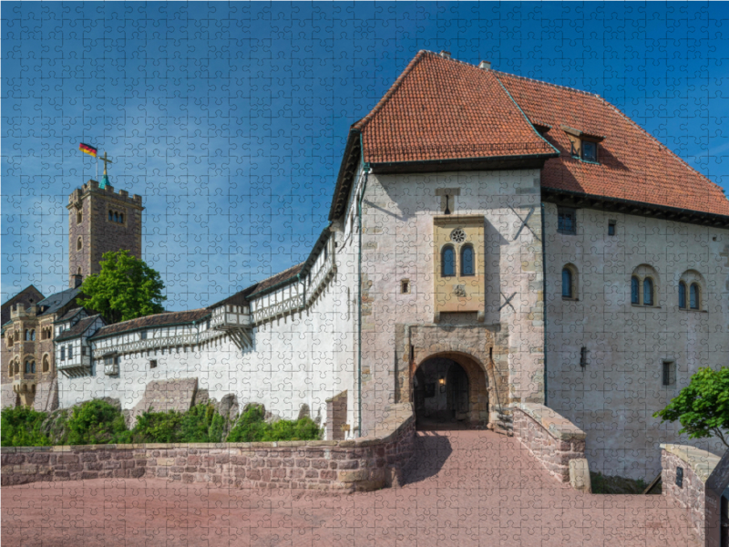 Wartburg mit Zugbrücke und Torhaus