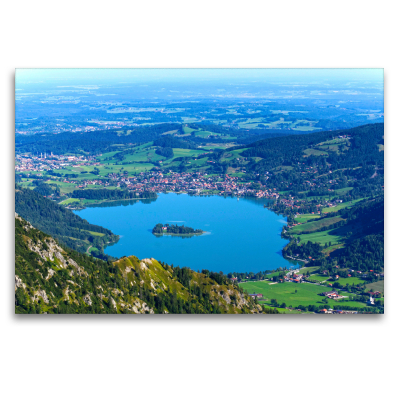 Schliersee, Ausblick von Brecherspitz, Mangfallgebirge