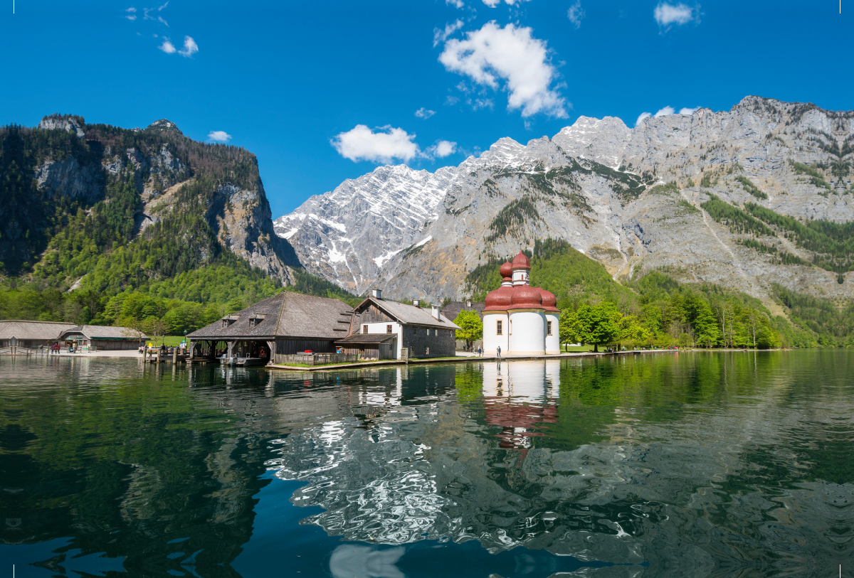 Ein Motiv aus dem Kalender Der Königssee Perle unter dem Watzmann