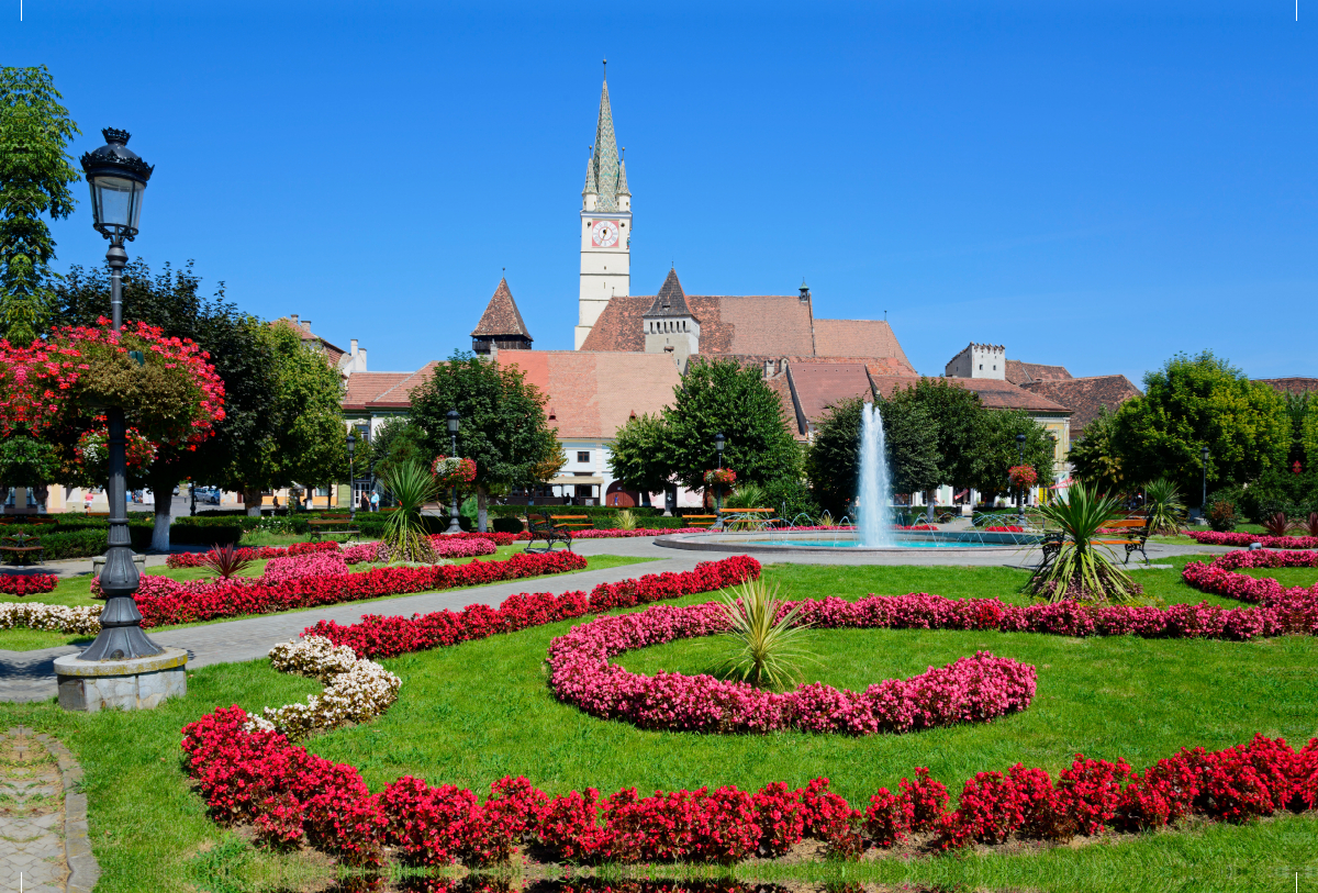 König-Ferdinand-Platz in Medias oder Mediasch