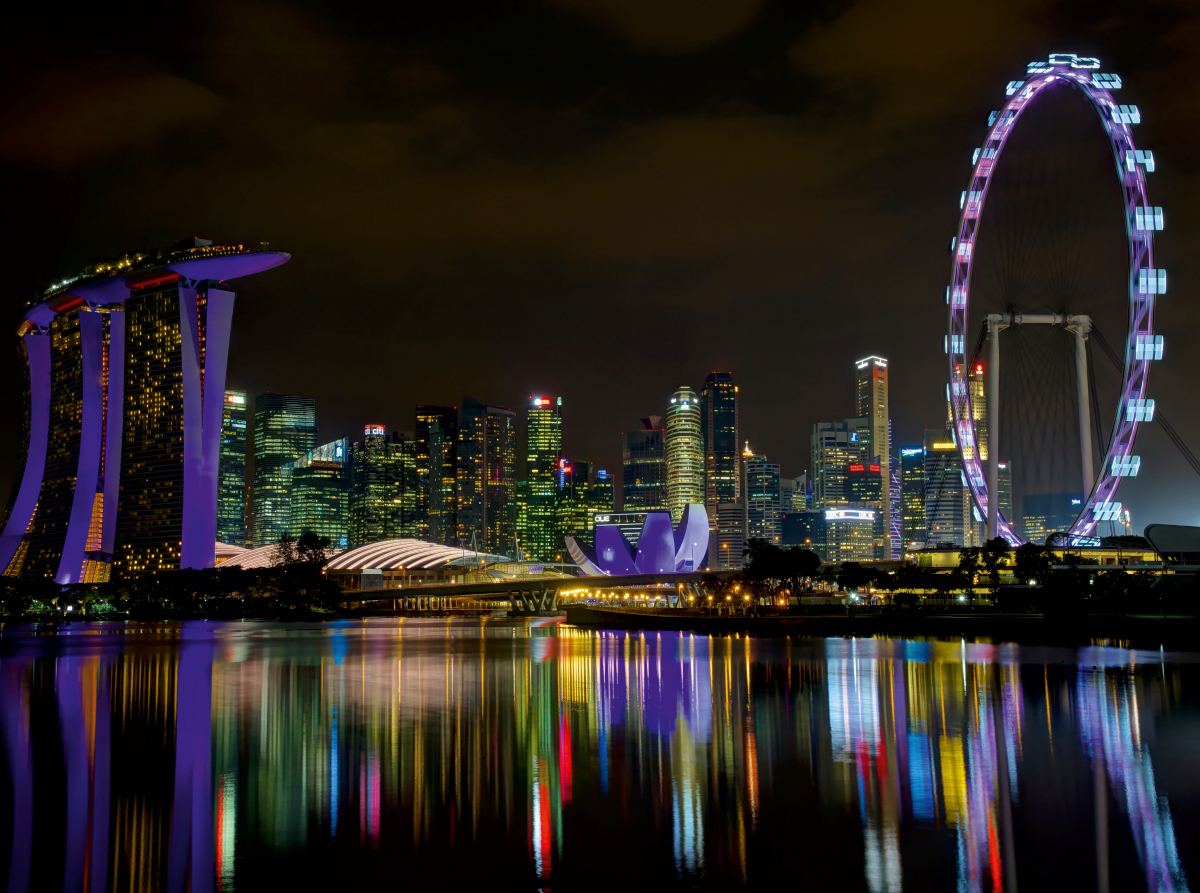 Die Einzigartige Singapur Skyline