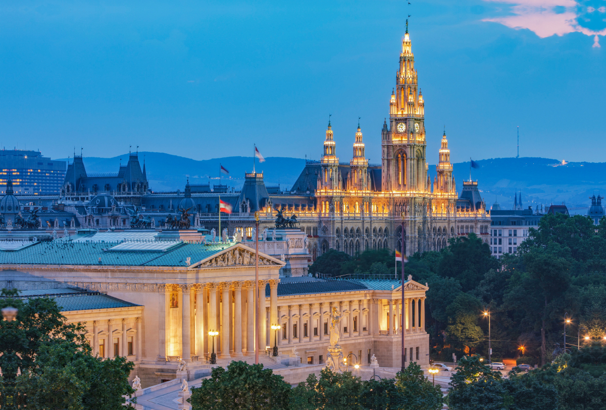 Parlament und Rathaus