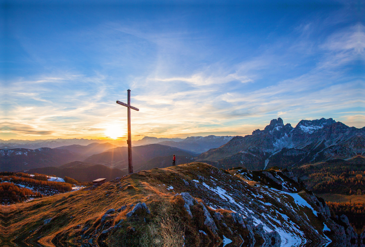 Sonnenuntergang am Eiskarlschneid