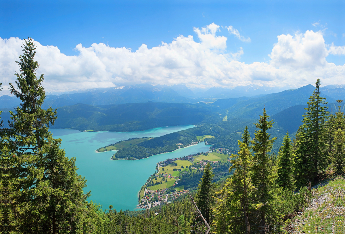 Walchensee in Oberbayern