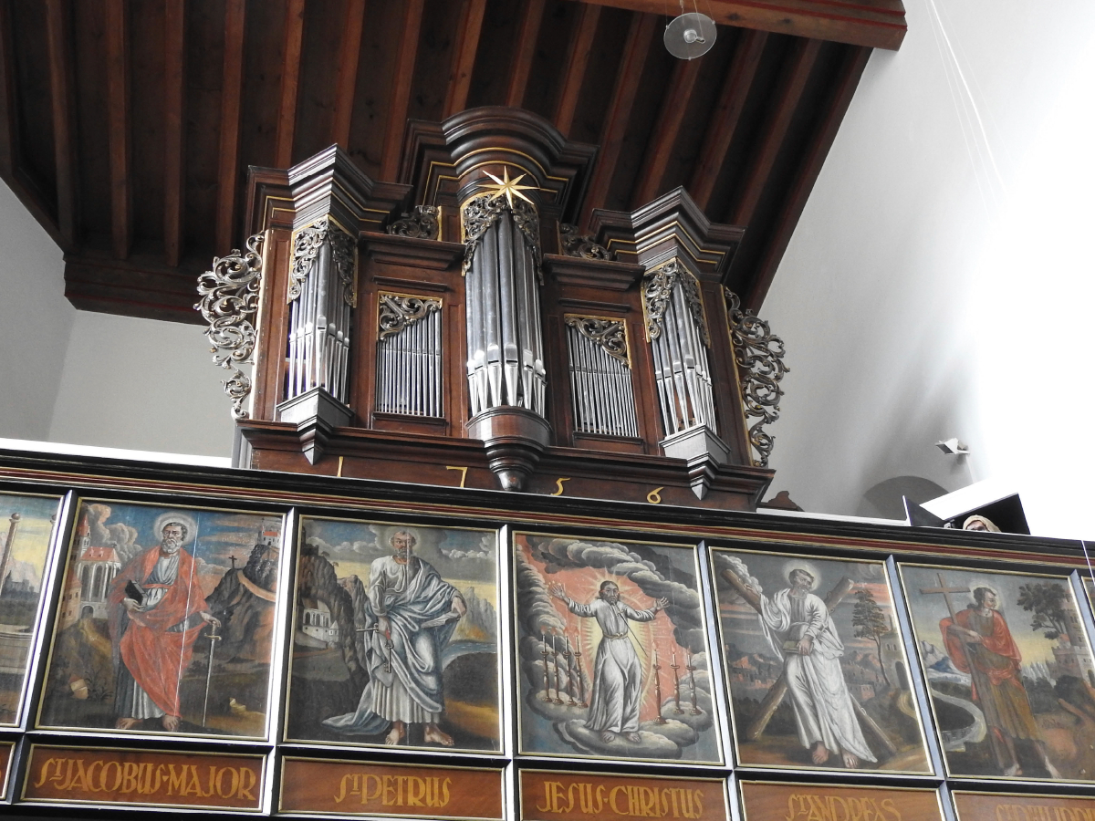 Orgel der bekannten Felsenkirche in Idar-Oberstein