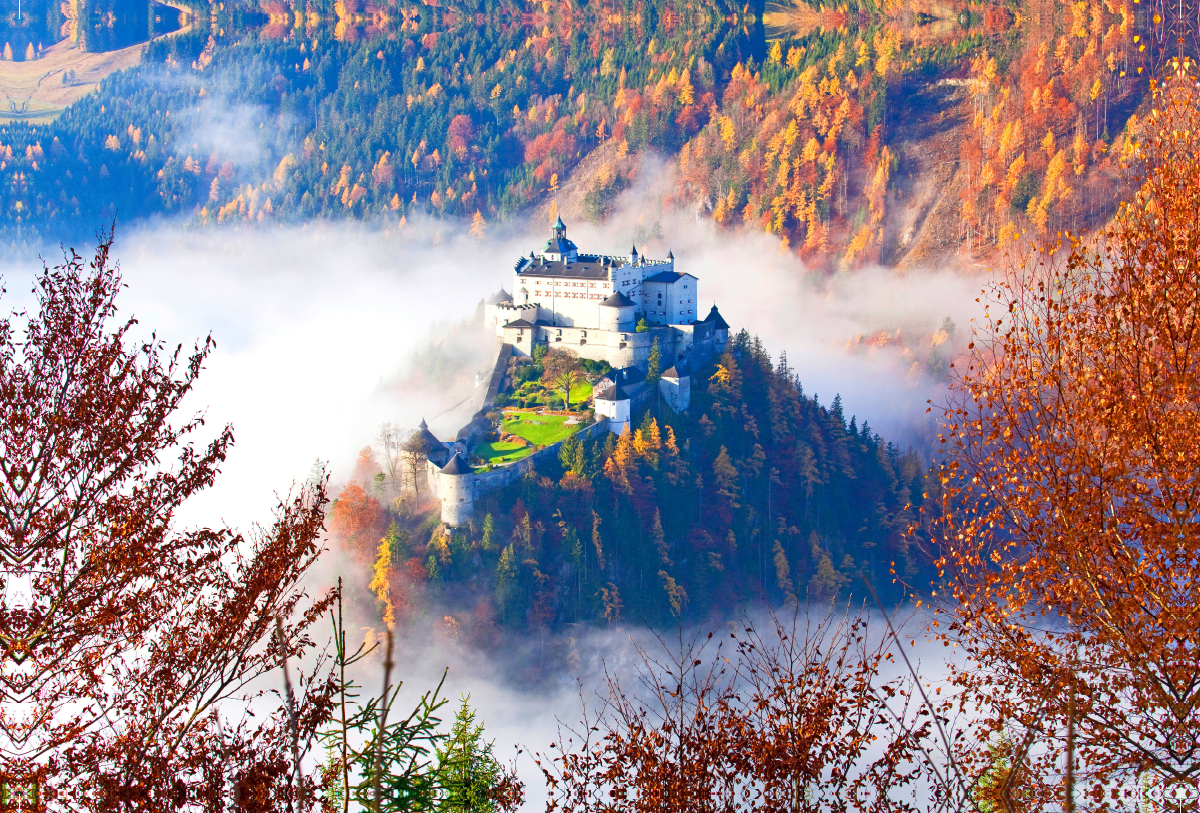 Ein Motiv aus dem Kalender Die Festung Hohenwerfen