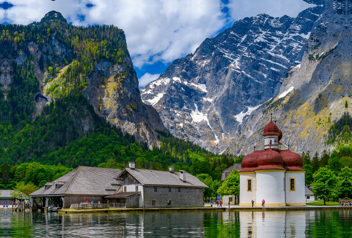 Halbinsel Hirschau mit St. Bartholomä