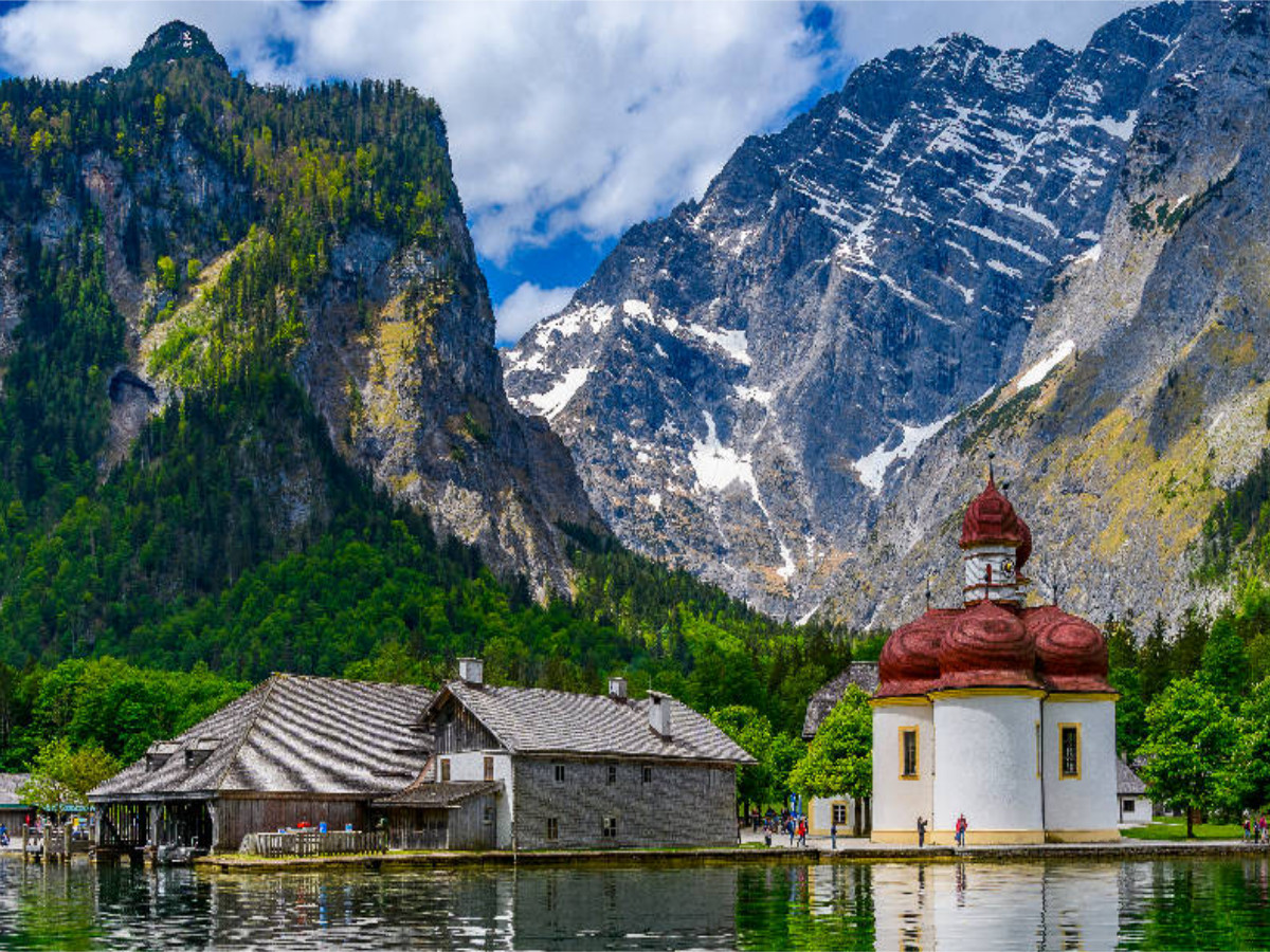 Halbinsel Hirschau mit St. Bartholomä