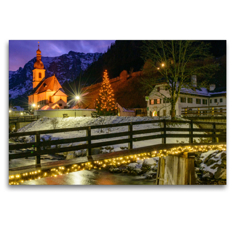 Weihnachtlicher Malerwinkel in Ramsau