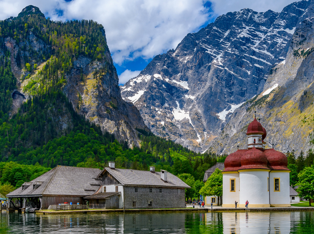 Halbinsel Hirschau mit St. Bartholomä